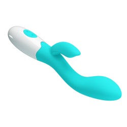 Brighty Light Blue Double Vibrator 30 modos