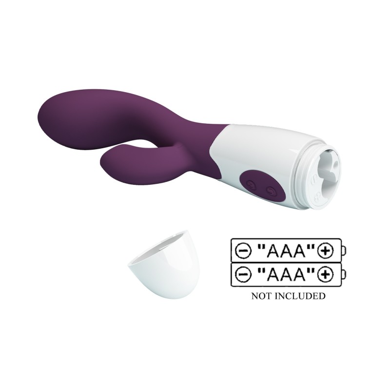 Brighty Dark Purple Vibrador Doble 30 modos
