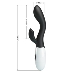 Brighty Negro - Vibrador Doble 30 modos