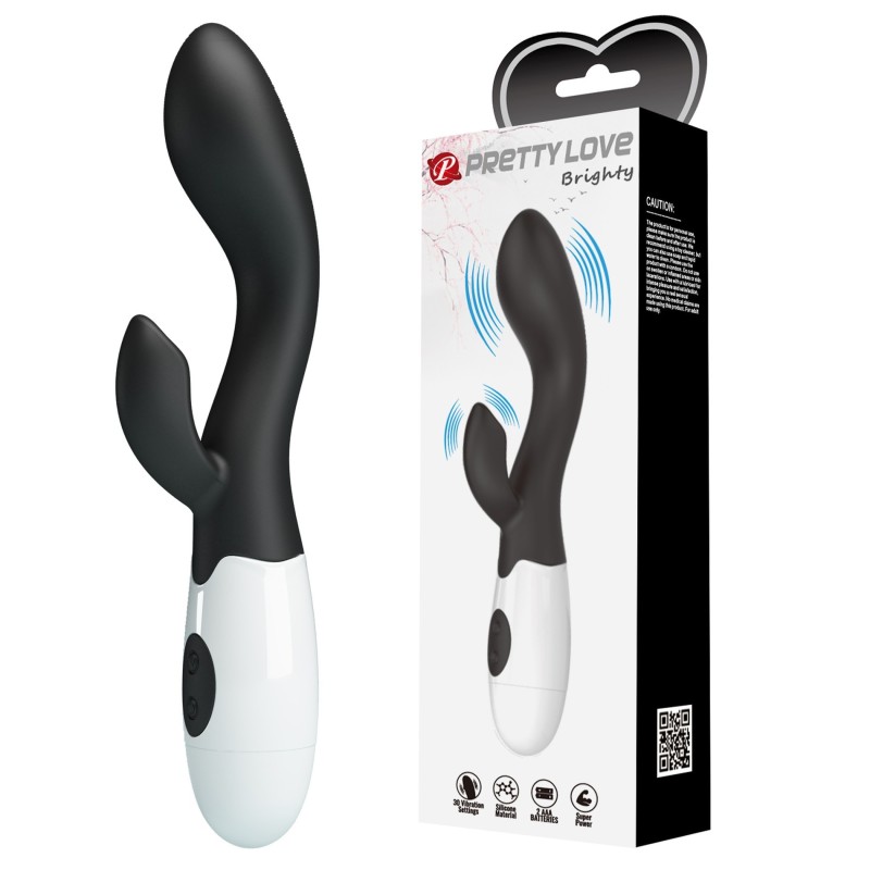 Brighty Black - Double Vibrator 30 modes