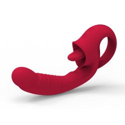 Licking Vibrator - Tongue and Vibrator -100 modes - Rechargeable
