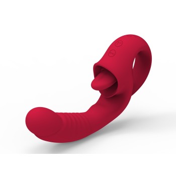 Licking Vibrator - Zunge und Vibrator -100 Modi - Wiederaufladbar 2