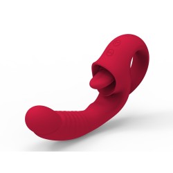 Licking Vibrator - Tongue and Vibrator -100 modes - Rechargeable