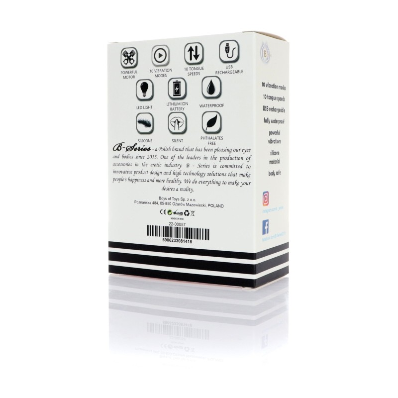 Licking Stimulator - Mini Zunge und Vibrator -100 Modi - Wiederaufladbar