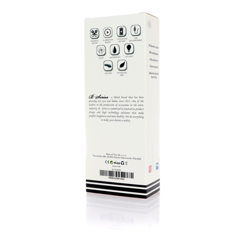 Vibrador Flexível - Silicone - 10 modos - Recarregável