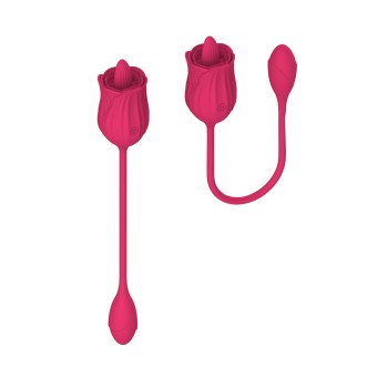 Estimulador de Lamber Duplo - Língua e Vibrador -10 modos - Recarregável