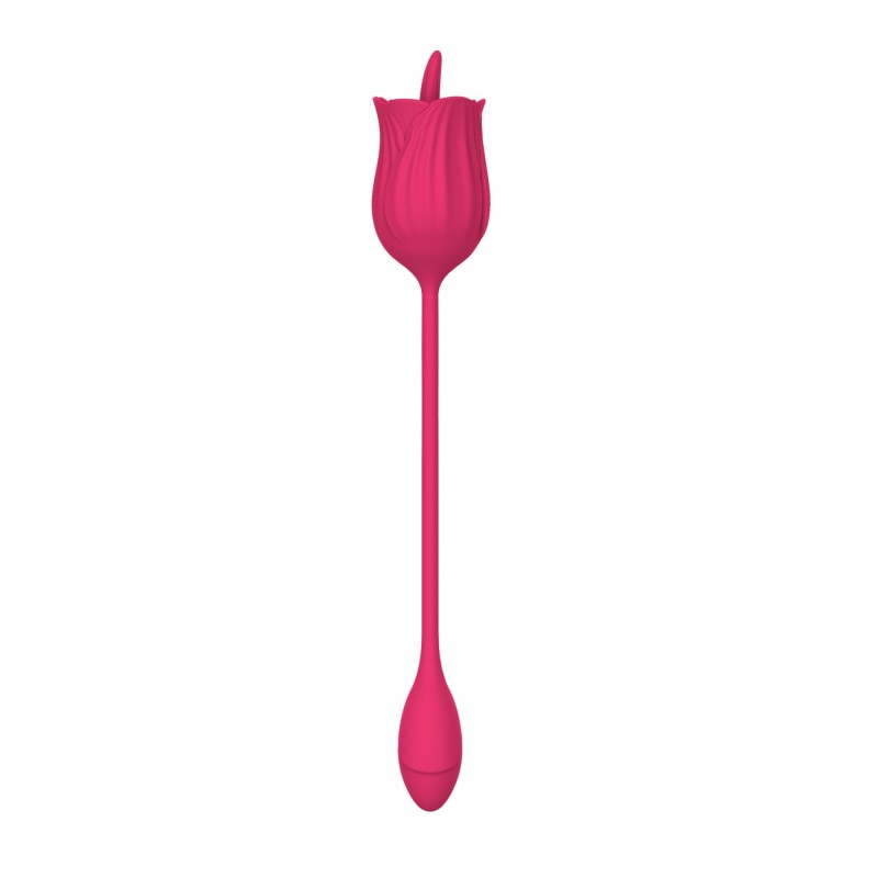 Estimulador de Lamber Duplo - Língua e Vibrador -10 modos - Recarregável