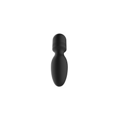 Mini Baguette de Masseur Noir Rechargeable 10 modes