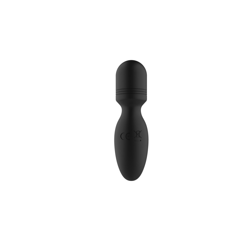 Mini-Massagestab Schwarz Wiederaufladbar 10 Modi