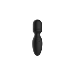 Mini Varinha Massageadora Recarregável Preta 10 modos