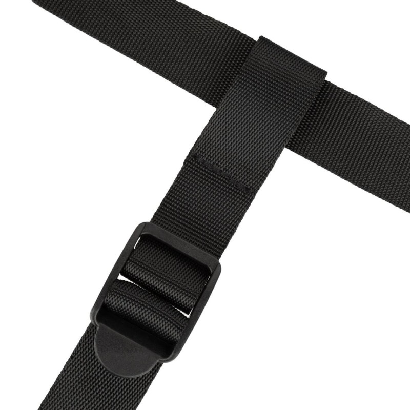 THRUSTER STRAP Black - Halbrealistisches schwarzes Silikon-Dildogeschirr 14,5x3cm