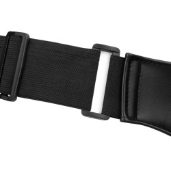 DOUBLE VIBRATING HARNESS Black