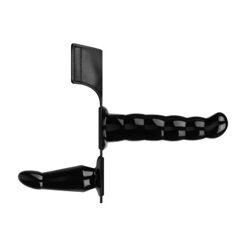 DOUBLE VIBRATING HARNESS Black 2