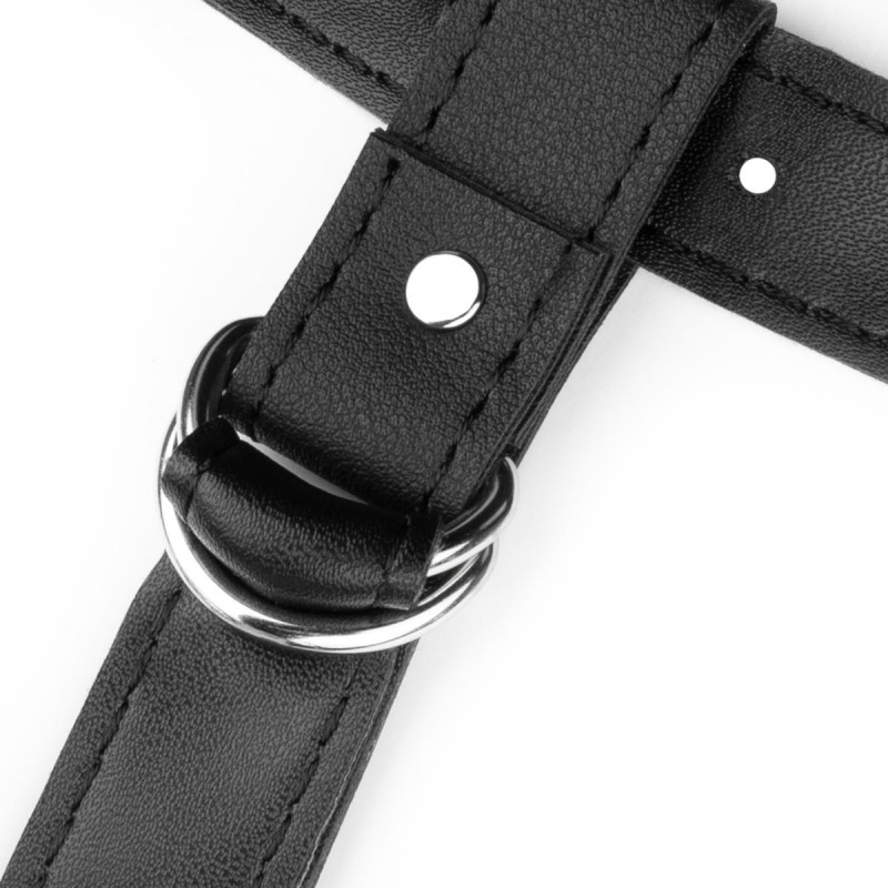 HARNAIS de godemichet DOUBLE Noir