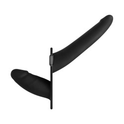 HARNAIS de godemichet DOUBLE Noir