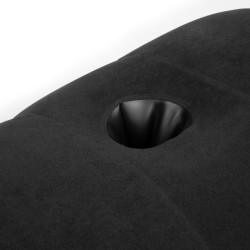 Il cuscino gonfiabile Straddler con giocattoli posizionatore - nero