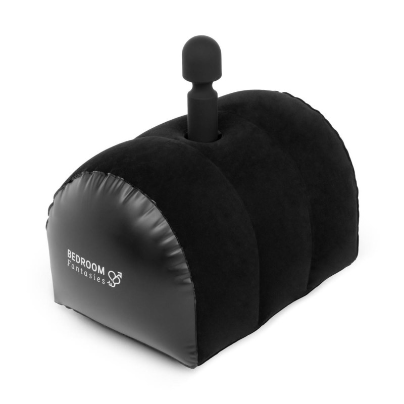 Il cuscino gonfiabile Straddler con giocattoli posizionatore - nero