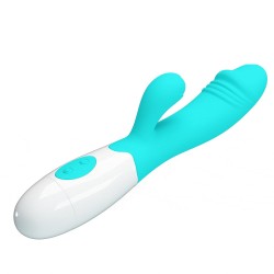 Snappy Light Blue - Doppelvibrator 30 Modi