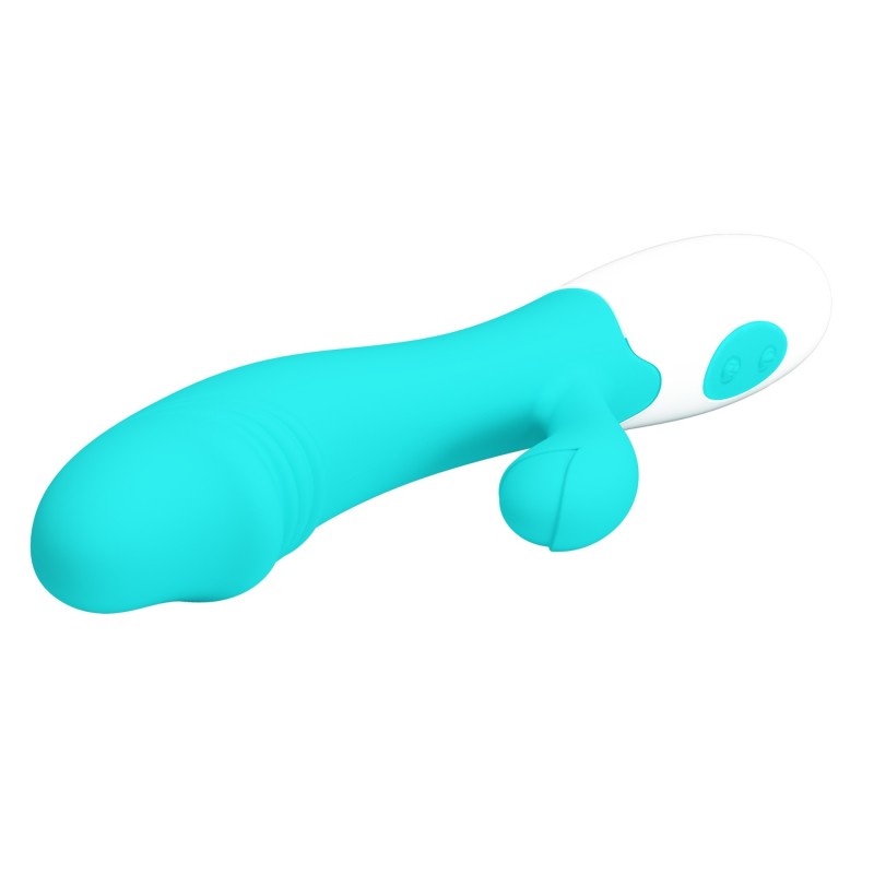 Snappy Light Blue - Double Vibromasseur 30 modes