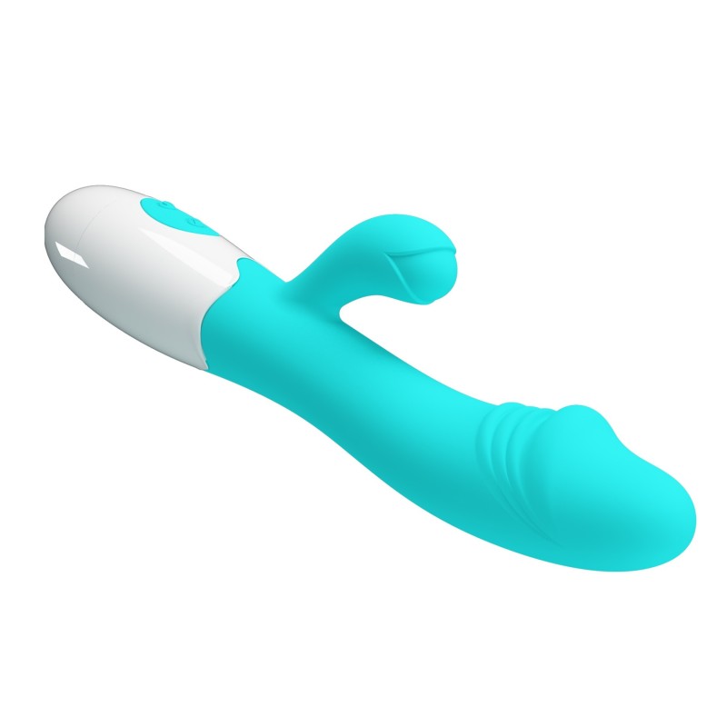 Snappy Light Blue - Double Vibromasseur 30 modes