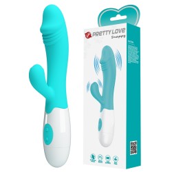 Snappy Light Blue - Double Vibrator 30 modes
