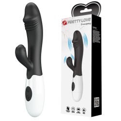 Snappy Black - Vibratore doppio 30 modalità