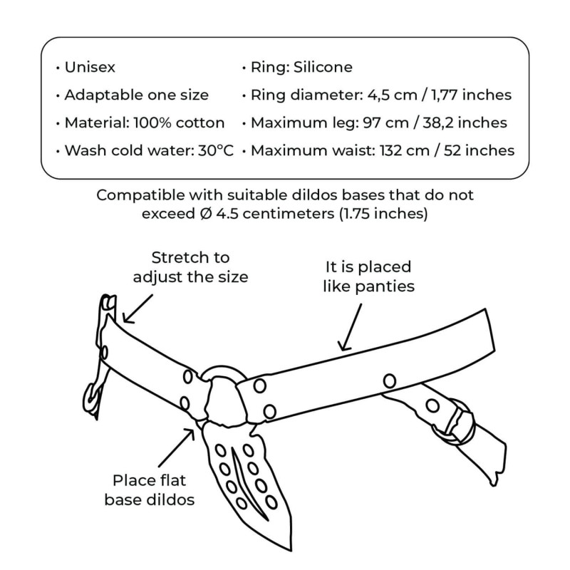 Lastic Strap-on - Imbracatura