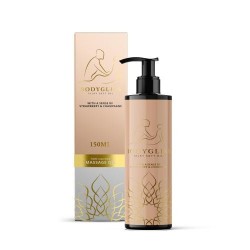 bodygliss Delight- Champagne & Strawberry - Olio lubrificante e da massaggio in 1 - 150 ml