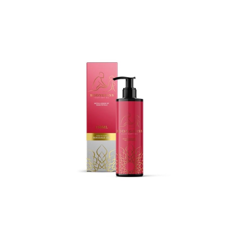 bodygliss Embrace - Pétalas de Rosa - Óleo de massagem em 1 - 150 ml