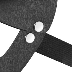 Kinky Kitty Maschera Gatto In Pelle Vegana - Nero