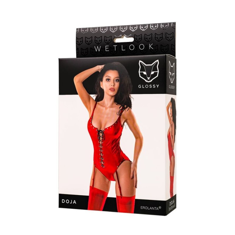 Body Wetlook Rouge Doja Taille S