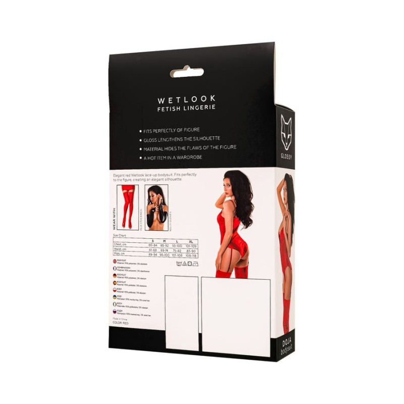 Body Doja Wetlook Rouge Taille M