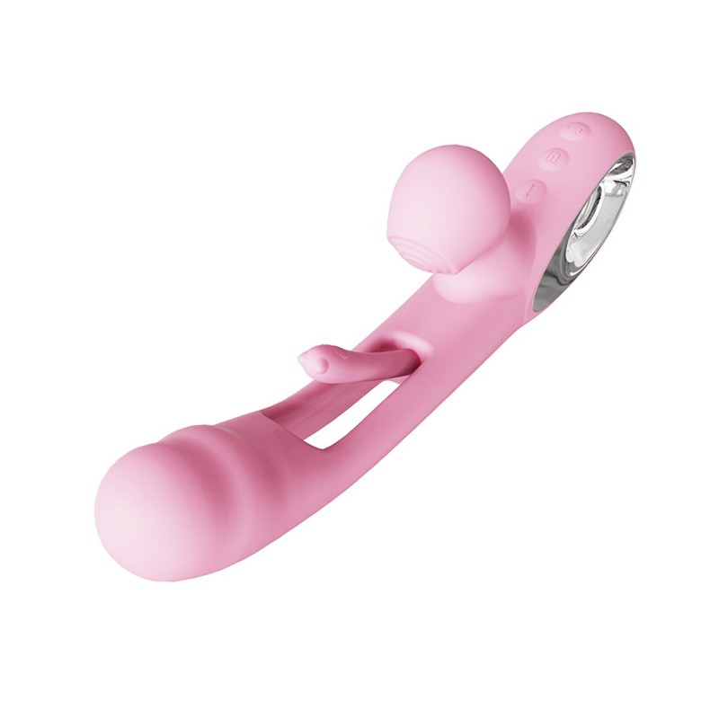 Impact Swing - Langue, Tapotement et Vibromasseur -45 Modes - Rechargeable