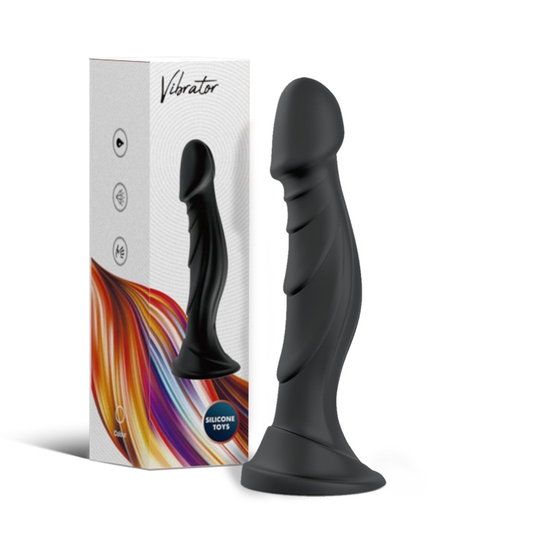 Optimus Black - Vibrador Recarregável 9 modos e 18cm