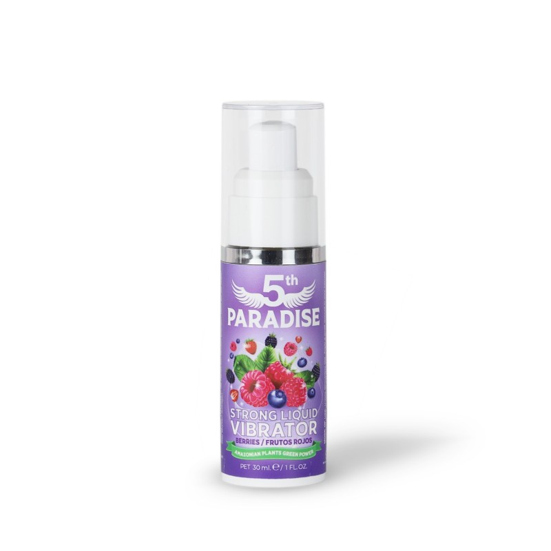 Vibrador Líquido Fuerte Frutos Rojos 30ml- Strong Liquid Vibration Red Fruits 5th PARADISE