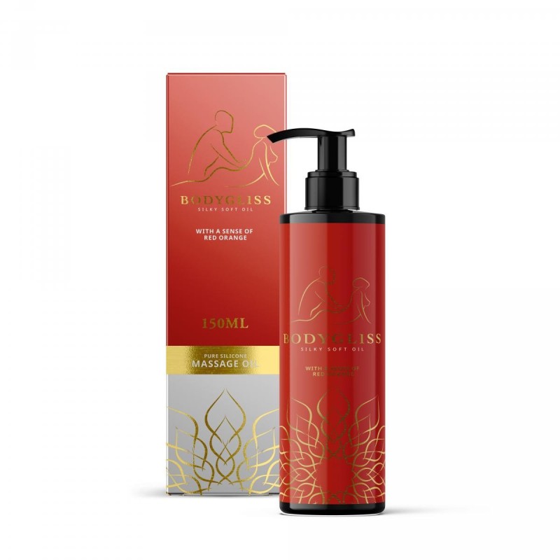 bodygliss Delight- Blutorange - Gleitgel und Massageöl in 1 - 150 ml