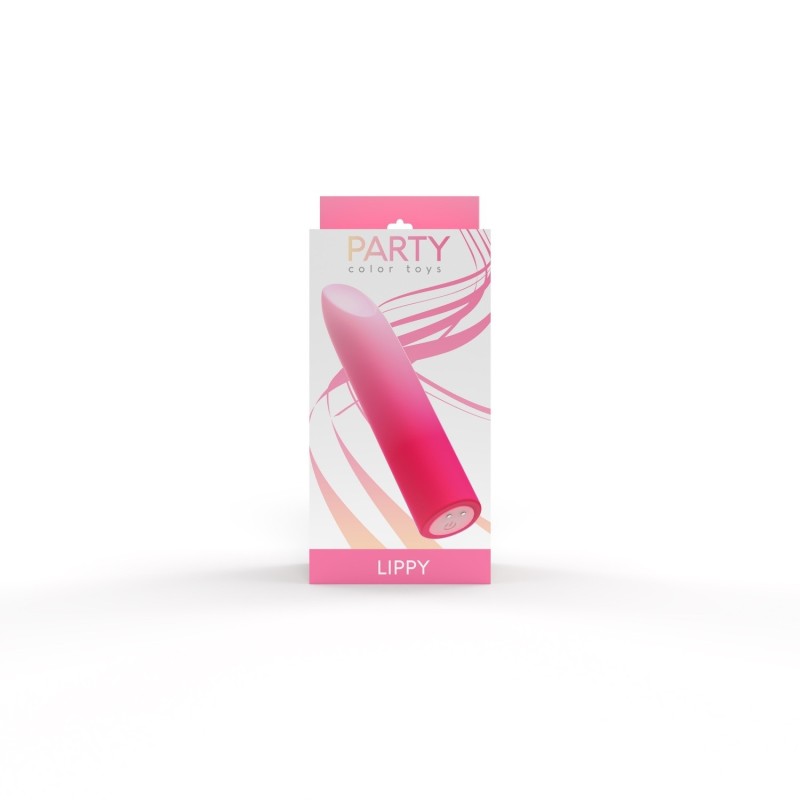 Lippy Pink - Rechargeable vibrating bullet 10 modes