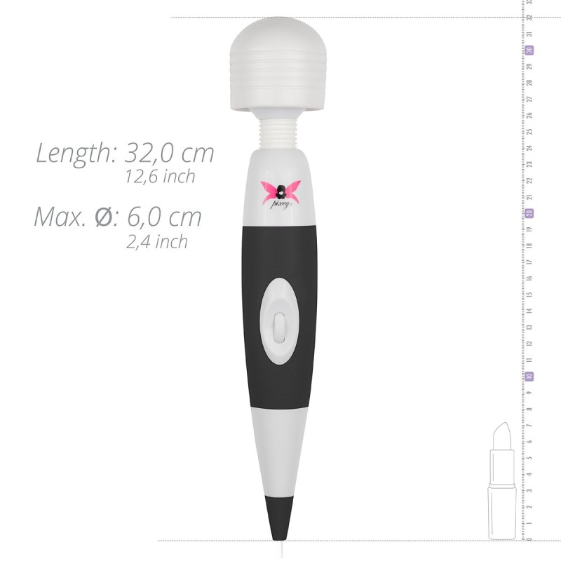 Vibromasseur Pixey Noir avec prise 8000rpm