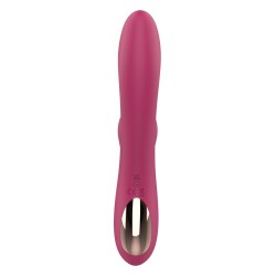DOPPIA VIBRAZIONE DEL PUNTO G. Doppio vibratore. Flessibile. Maschiatura del clitoride