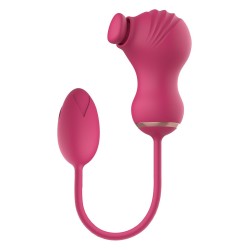 FLEXIBLE DUAL STIMULATOR. Double end vibrator. Flexible. Clitoral tapping