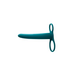 Double Penetration Gimlet Green - Silicone