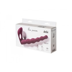Farnell Double Penetration with Clitoral Vibrator - Wine Color