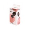Fluffy - Coda di coniglio rosa con tappo in silicone 7 x 3 cm