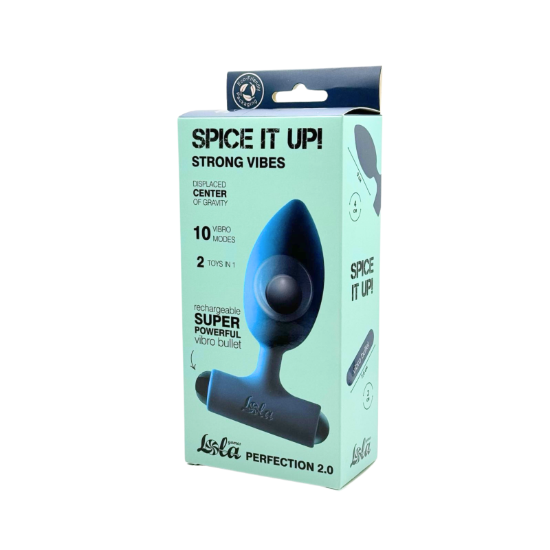 Vibratore Anale Ricaricabile Perfection 2.0 - Silicone - Sfera Rotante