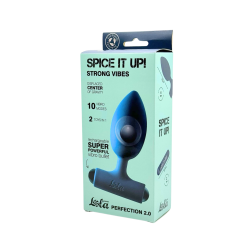 Vibromasseur anal rechargeable Perfection 2.0 - Silicone - Boule rotative