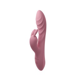 Thai Sunset - Vibrador Duplo Recarregável 12 modos - Silicone Líquido