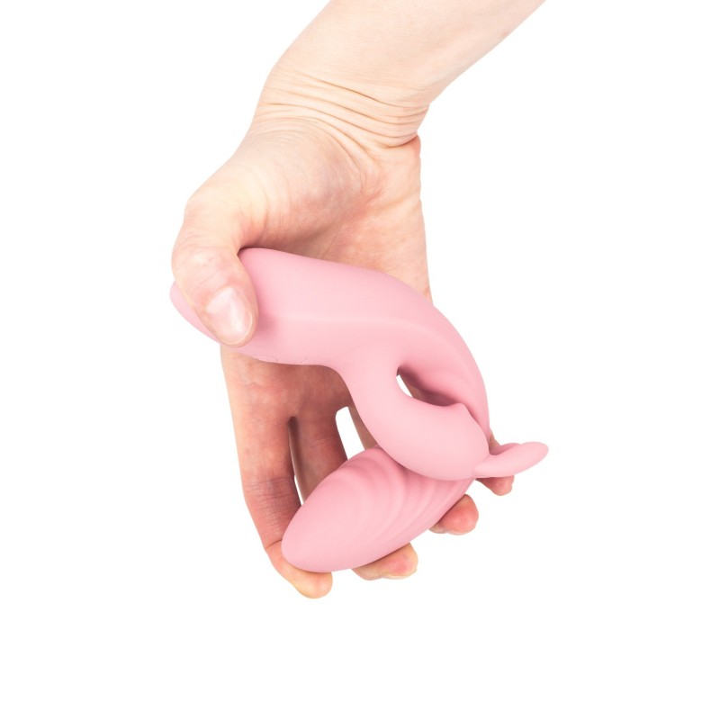 Thai Sunset - Vibromasseur Double Rechargeable 12 modes - Silicone Liquide