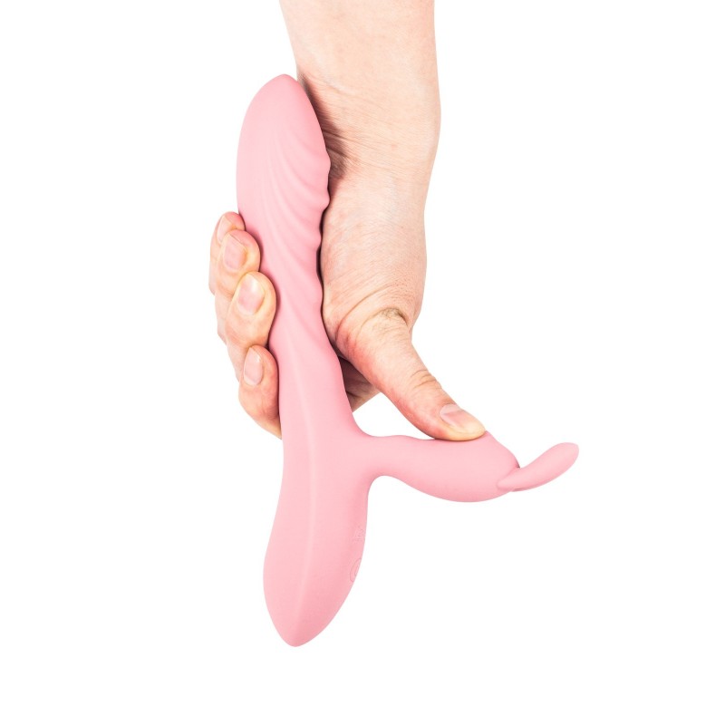 Thai Sunset - Double Rechargeable Vibrator 12 modes - Liquid Silicone