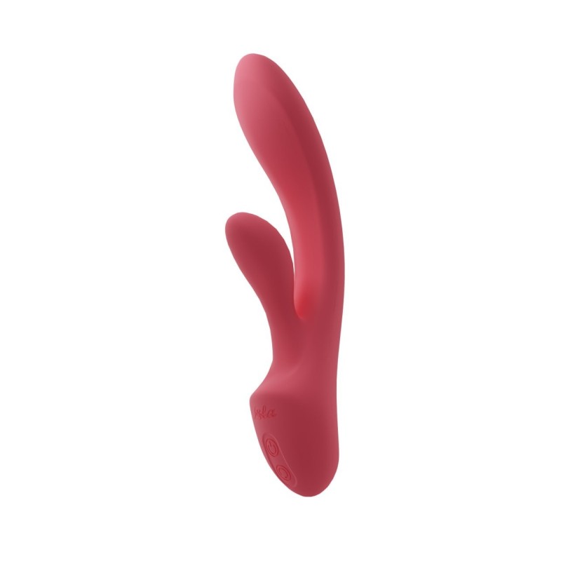 Bali Sunset - Doppelter wiederaufladbarer Vibrator 12 Modi - Flüssiges Silikon