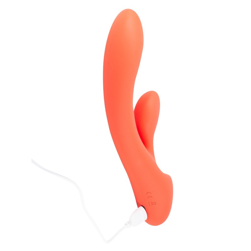 Bali Sunset - Doppelter wiederaufladbarer Vibrator 12 Modi - Flüssiges Silikon